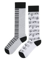 3/4 чорапи до коляното ПИАНО И НОТИ