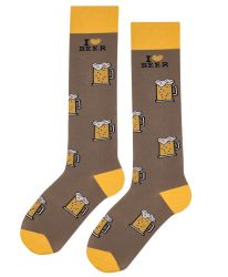 3/4 чорапи до коляното АЗ ОБИЧАМ БИРА