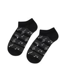 Терлици с ноти в черно