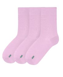 СЕТ 3 ЧИФТА бамбукови чорапи - СВЕТЛО ЛИЛАВИ