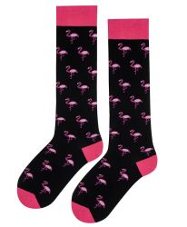 3/4 чорапи до коляното ФЛАМИНГО в черно