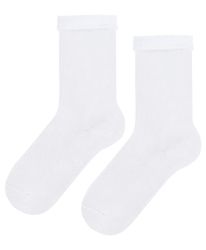 Хавлиени термочорапи БЕЗ ЛАСТИК - БЕЛИ