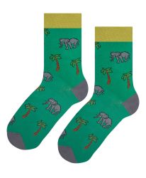 Елегантни чорапи със слонове и палми - Покажете дивата си страна със стил!