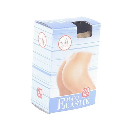 Чорапогащник МАКСИ Еластик 20 DEN в 7-ми размер, с допълнително парче
