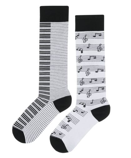 3/4 чорапи до коляното ПИАНО И НОТИ