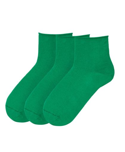 СЕТ 3 ЧИФТА чорапи БЕЗ ЛАСТИК - ЗЕЛЕНИ