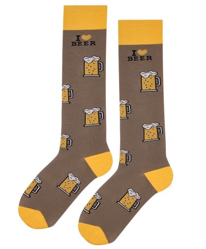 3/4 чорапи до коляното АЗ ОБИЧАМ БИРА