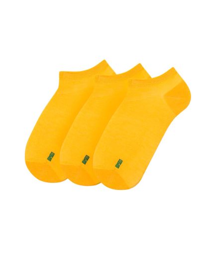 СЕТ 3 ЧИФТА еластични бамбукови терлици - ЖЪЛТИ