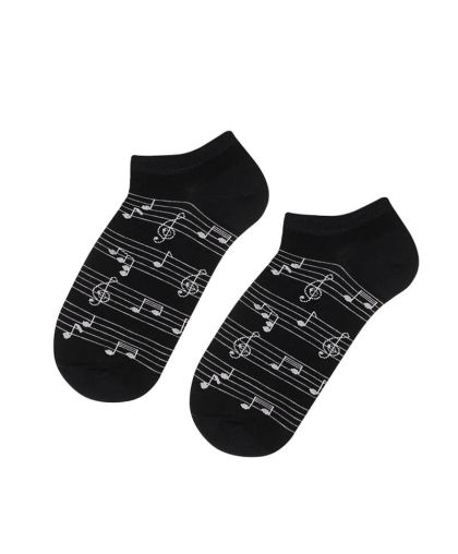 Терлици с ноти в черно