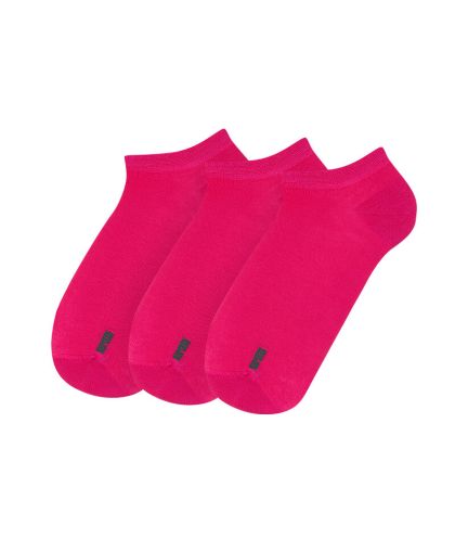 СЕТ 3 ЧИФТА еластични бамбукови терлици - ЦИКЛАМА