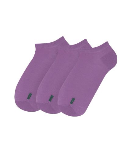 СЕТ 3 ЧИФТА еластични бамбукови терлици - ЛИЛАВИ