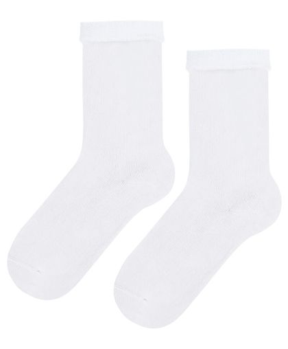 Хавлиени термочорапи БЕЗ ЛАСТИК - БЕЛИ