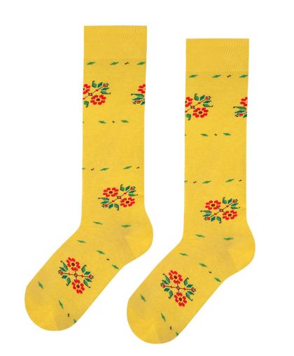 3/4 чорапи до коляното ШЕВИЦИ в жълто