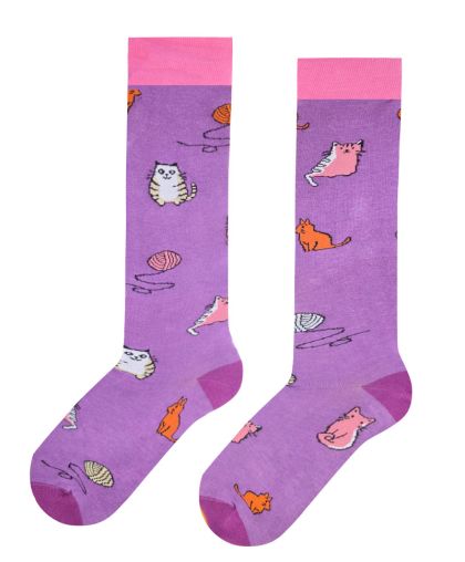 Чорапи до коляното с Котешки истории