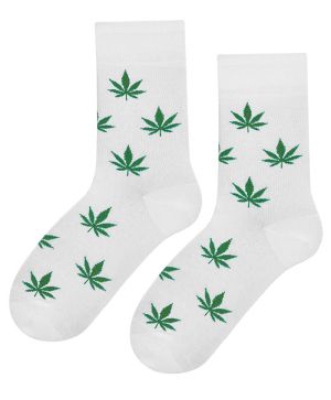 Чорапи "ВЕСЕЛАТА ТРЕВА" - в бяло